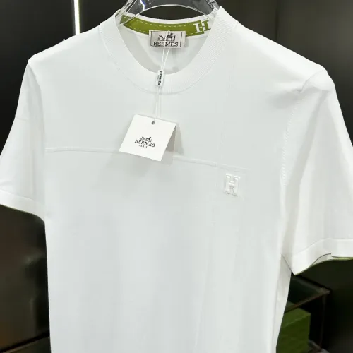 Replica Hermes T-Shirts Short Sleeved For Men #1444112 $80.00 USD for Wholesale