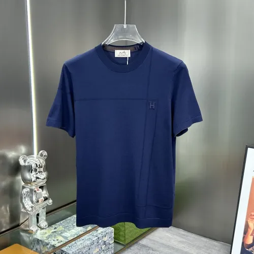 Wholesale Hermes T-Shirts Short Sleeved For Men #1444113 $80.00 USD, Wholesale Quality Replica Hermes T-Shirts