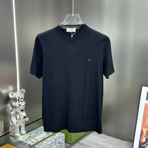 Wholesale Hermes T-Shirts Short Sleeved For Men #1444114 $80.00 USD, Wholesale Quality Replica Hermes T-Shirts