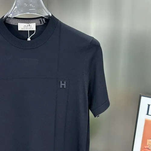 Replica Hermes T-Shirts Short Sleeved For Men #1444114 $80.00 USD for Wholesale