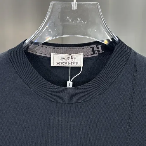 Replica Hermes T-Shirts Short Sleeved For Men #1444114 $80.00 USD for Wholesale