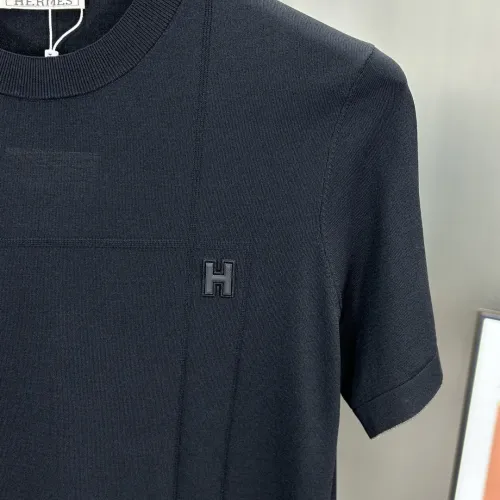 Replica Hermes T-Shirts Short Sleeved For Men #1444114 $80.00 USD for Wholesale