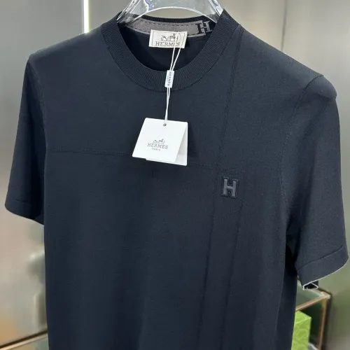 Replica Hermes T-Shirts Short Sleeved For Men #1444114 $80.00 USD for Wholesale