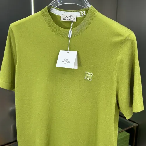 Replica Hermes T-Shirts Short Sleeved For Men #1444115 $80.00 USD for Wholesale