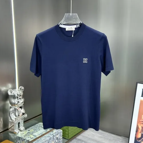 Wholesale Hermes T-Shirts Short Sleeved For Men #1444116 $80.00 USD, Wholesale Quality Replica Hermes T-Shirts