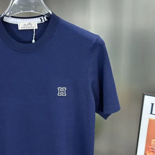 Replica Hermes T-Shirts Short Sleeved For Men #1444116 $80.00 USD for Wholesale