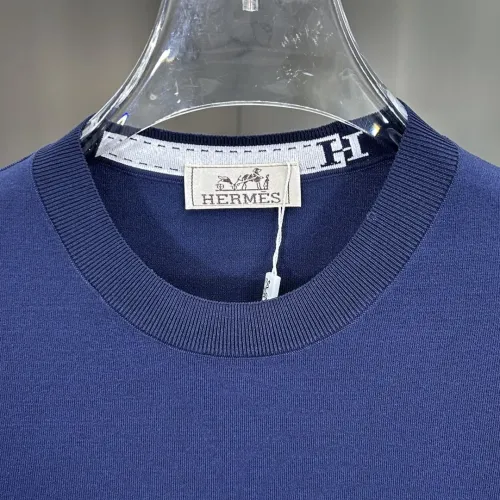 Replica Hermes T-Shirts Short Sleeved For Men #1444116 $80.00 USD for Wholesale