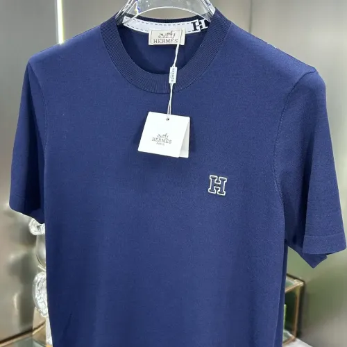 Replica Hermes T-Shirts Short Sleeved For Men #1444116 $80.00 USD for Wholesale