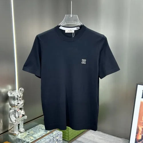 Wholesale Hermes T-Shirts Short Sleeved For Men #1444117 $80.00 USD, Wholesale Quality Replica Hermes T-Shirts