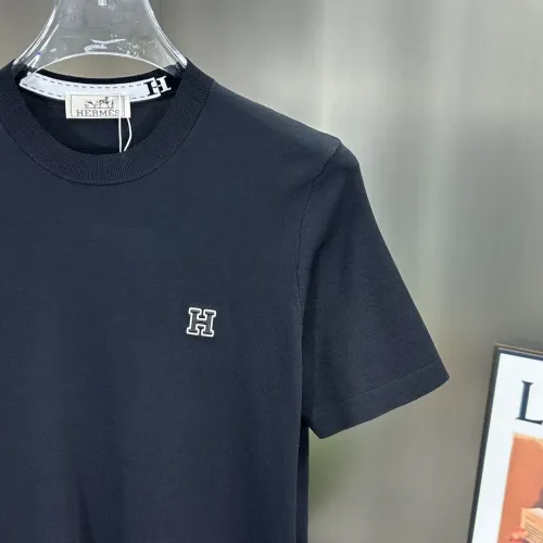 Replica Hermes T-Shirts Short Sleeved For Men #1444117 $80.00 USD for Wholesale