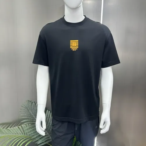 Replica Fendi T-Shirts Short Sleeved For Men #1444121 $80.00 USD for Wholesale