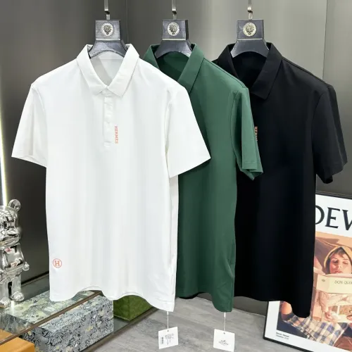 Replica Hermes T-Shirts Short Sleeved For Men #1444168 $60.00 USD for Wholesale