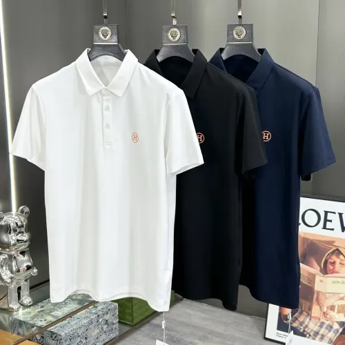 Replica Hermes T-Shirts Short Sleeved For Men #1444173 $60.00 USD for Wholesale