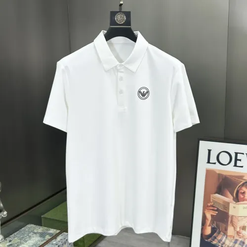 Wholesale Armani T-Shirts Short Sleeved For Men #1444175 $60.00 USD, Wholesale Quality Replica Armani T-Shirts