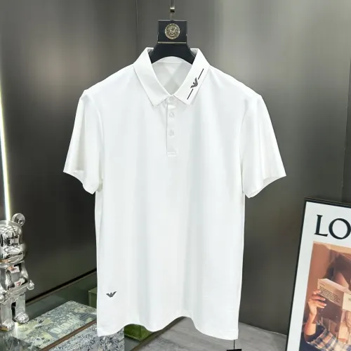 Wholesale Armani T-Shirts Short Sleeved For Men #1444179 $60.00 USD, Wholesale Quality Replica Armani T-Shirts