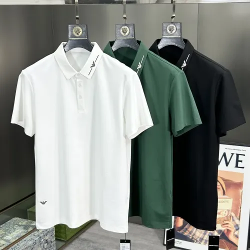 Replica Armani T-Shirts Short Sleeved For Men #1444180 $60.00 USD for Wholesale