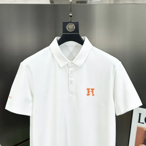 Replica Hermes T-Shirts Short Sleeved For Men #1444194 $60.00 USD for Wholesale