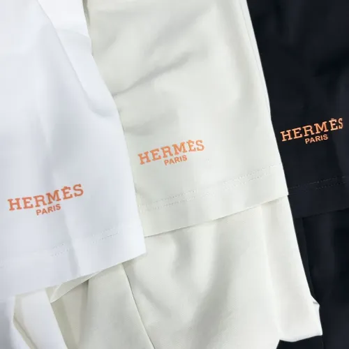 Replica Hermes T-Shirts Short Sleeved For Men #1444195 $60.00 USD for Wholesale