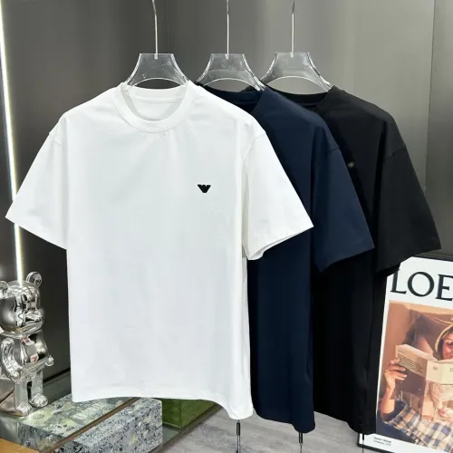Replica Armani T-Shirts Short Sleeved For Men #1444235 $56.00 USD for Wholesale