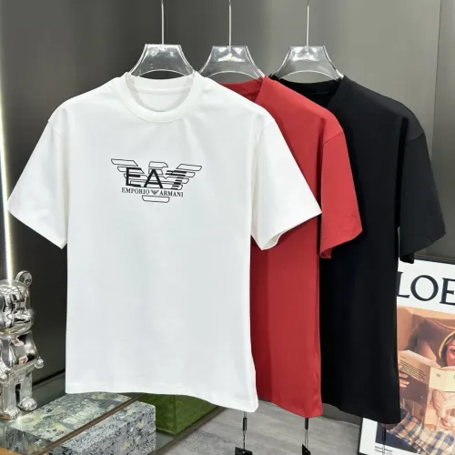 Replica Armani T-Shirts Short Sleeved For Men #1444241 $56.00 USD for Wholesale