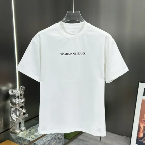 Wholesale Armani T-Shirts Short Sleeved For Men #1444243 $56.00 USD, Wholesale Quality Replica Armani T-Shirts