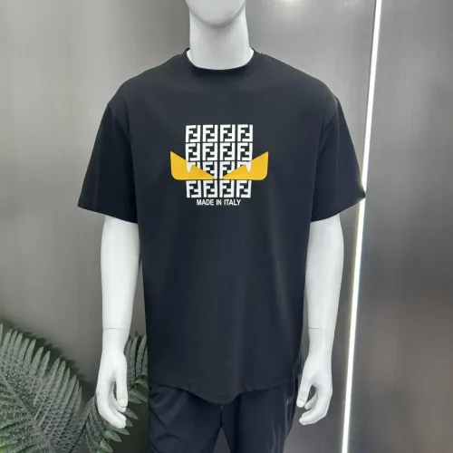 Replica Fendi T-Shirts Short Sleeved For Men #1444260 $56.00 USD for Wholesale
