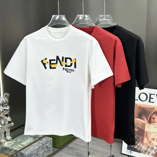 Replica Fendi T-Shirts Short Sleeved For Men #1444265 $56.00 USD for Wholesale