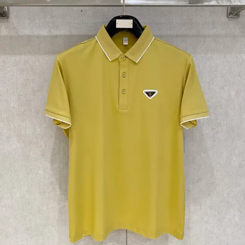 Wholesale Prada T-Shirts Short Sleeved For Men #1444278 $76.00 USD, Wholesale Quality Replica Prada T-Shirts