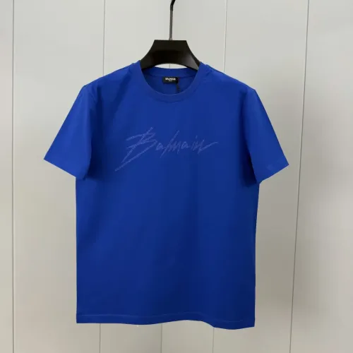 Wholesale Balmain T-Shirts Short Sleeved For Unisex #1444283 $72.00 USD, Wholesale Quality Replica Balmain T-Shirts