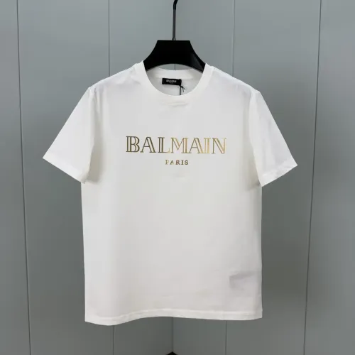 Wholesale Balmain T-Shirts Short Sleeved For Unisex #1444285 $72.00 USD, Wholesale Quality Replica Balmain T-Shirts