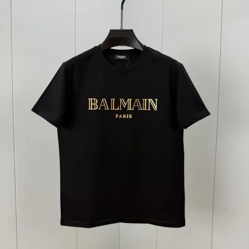 Wholesale Balmain T-Shirts Short Sleeved For Unisex #1444286 $72.00 USD, Wholesale Quality Replica Balmain T-Shirts