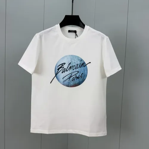 Wholesale Balmain T-Shirts Short Sleeved For Unisex #1444287 $72.00 USD, Wholesale Quality Replica Balmain T-Shirts