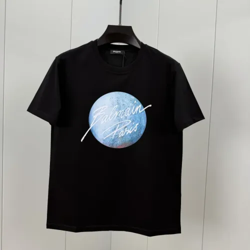 Wholesale Balmain T-Shirts Short Sleeved For Unisex #1444288 $72.00 USD, Wholesale Quality Replica Balmain T-Shirts