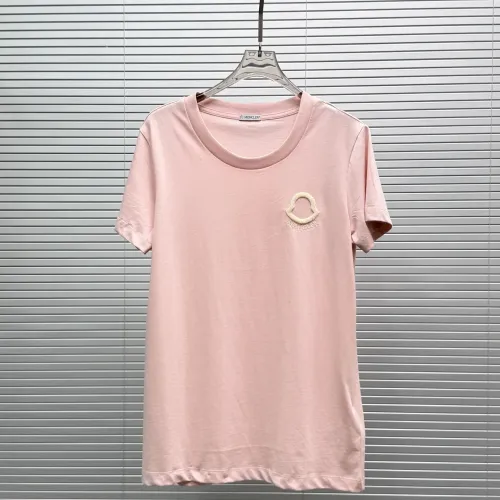 Wholesale Moncler T-Shirts Short Sleeved For Women #1444369 $80.00 USD, Wholesale Quality Replica Moncler T-Shirts