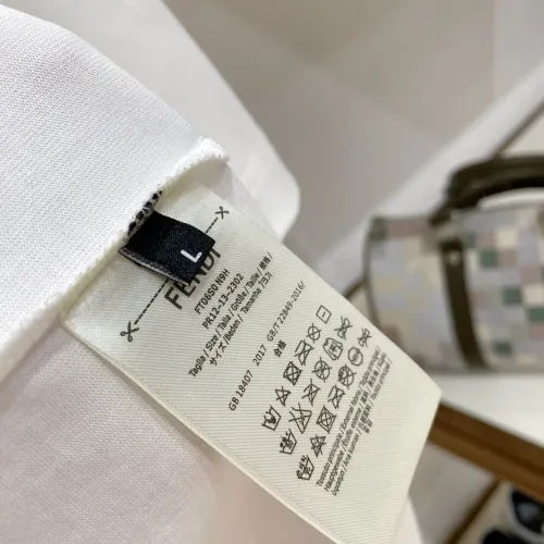 Replica Fendi T-Shirts Short Sleeved For Men #1444383 $72.00 USD for Wholesale
