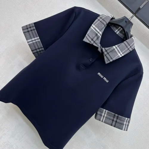 Replica MIU MIU Tracksuits Short Sleeved For Women #1444398 $122.00 USD for Wholesale