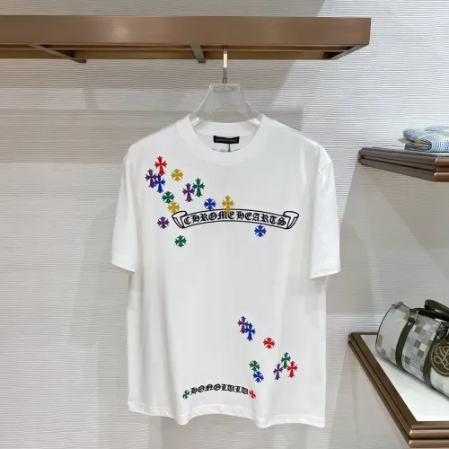 Wholesale Chrome Hearts T-Shirts Short Sleeved For Men #1444409 $72.00 USD, Wholesale Quality Replica Chrome Hearts T-Shirts