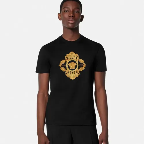 Replica Versace T-Shirts Short Sleeved For Men #1444428 $82.00 USD for Wholesale
