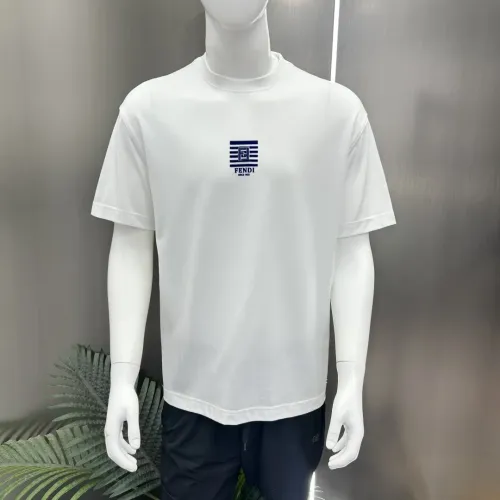 Replica Fendi T-Shirts Short Sleeved For Men #1444429 $80.00 USD for Wholesale