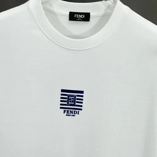 Replica Fendi T-Shirts Short Sleeved For Men #1444429 $80.00 USD for Wholesale