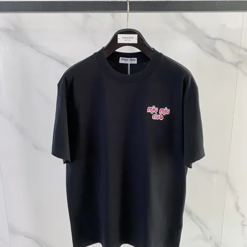 Wholesale MIU MIU T-Shirts Short Sleeved For Unisex #1444453 $72.00 USD, Wholesale Quality Replica MIU MIU T-Shirts