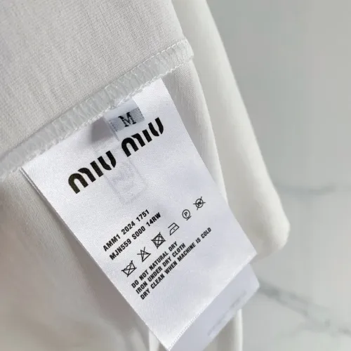 Replica MIU MIU T-Shirts Short Sleeved For Unisex #1444456 $72.00 USD for Wholesale