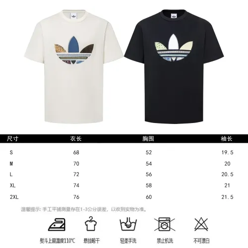 Replica Adidas T-Shirts Short Sleeved For Unisex #1444539 $34.00 USD for Wholesale