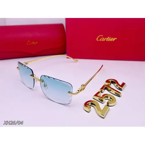 Wholesale Cartier Fashion Sunglasses #1444548 $29.00 USD, Wholesale Quality Replica Cartier Fashion Sunglasses