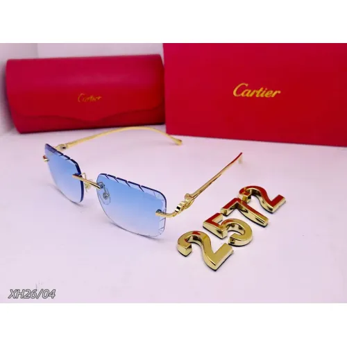Wholesale Cartier Fashion Sunglasses #1444550 $29.00 USD, Wholesale Quality Replica Cartier Fashion Sunglasses