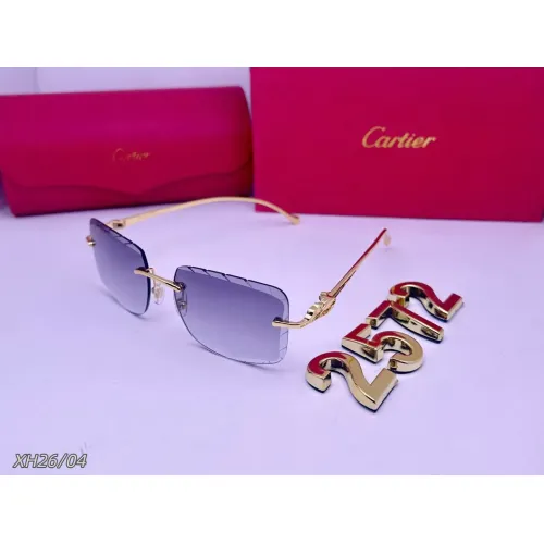 Wholesale Cartier Fashion Sunglasses #1444551 $29.00 USD, Wholesale Quality Replica Cartier Fashion Sunglasses