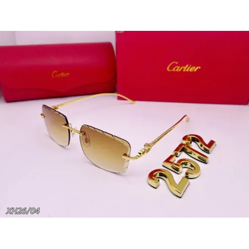 Wholesale Cartier Fashion Sunglasses #1444553 $29.00 USD, Wholesale Quality Replica Cartier Fashion Sunglasses