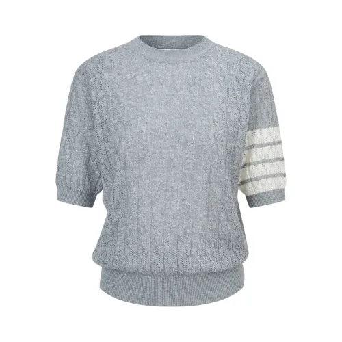 Wholesale Thom Browne TB T-Shirts Short Sleeved For Women #1444557 $68.00 USD, Wholesale Quality Replica Thom Browne TB T-Shirts