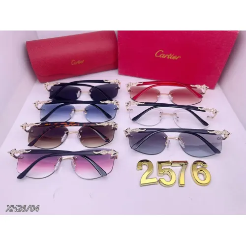 Replica Cartier Fashion Sunglasses #1444569 $29.00 USD for Wholesale