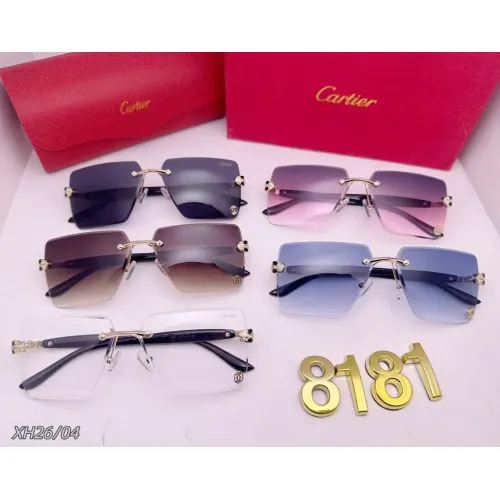Replica Cartier Fashion Sunglasses #1444573 $29.00 USD for Wholesale